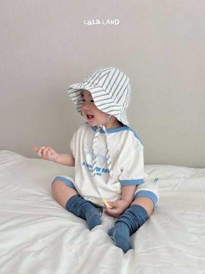 lala land29｜(3m-18m) 2色冰淇淋印花連身衣10