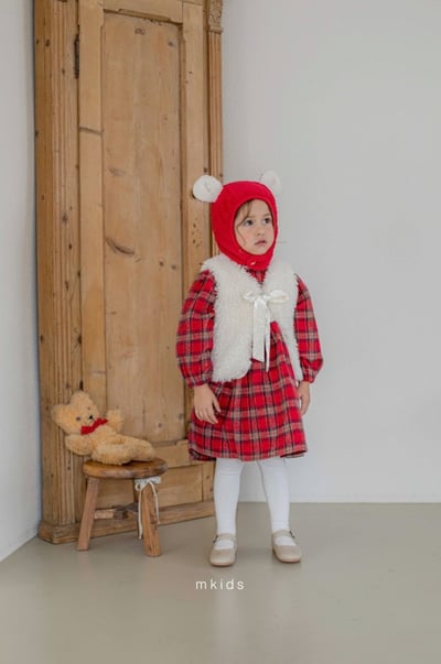 M-KIDS11｜(55-115cm) 16色動物毛毛鈕扣帽16