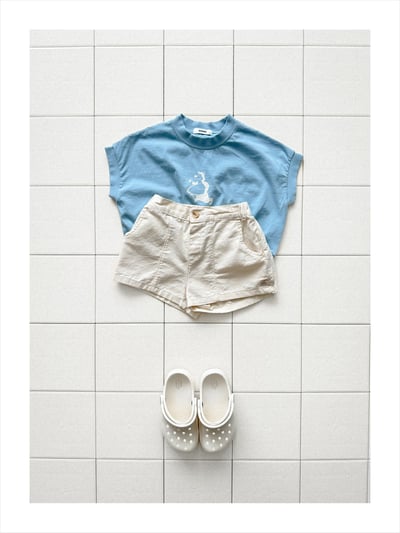 onu16｜(70cm-115cm) 衝浪印花熊短上衣8