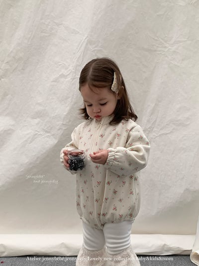 JE 254｜(66-90cm)  復古碎花包屁衣18