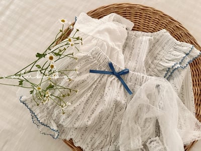 Valubebe48｜(65-90) 莓果摺邊飛袖襯衫13