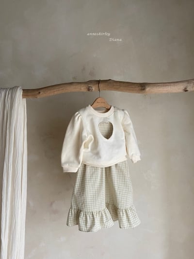 Anne Shirley03｜(1y-5y) 1色格紋綁帶荷葉洋裝10