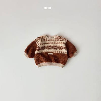 onu 29｜(70cm-115cm) 北歐印花刷毛上衣4