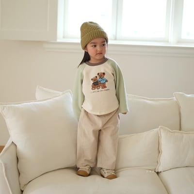 neneru29｜(70cm-125cm) 2色小熊撞色上衣4