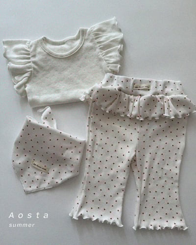 AOSTA06｜(6m-5y) 4色天使褶邊袖上衣22