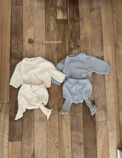 Bloom.b24｜(0m-7y) 針織縮口上衣7