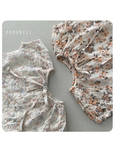 NUNU BIEL06｜(65-115cm) 梅花雪紡衫3