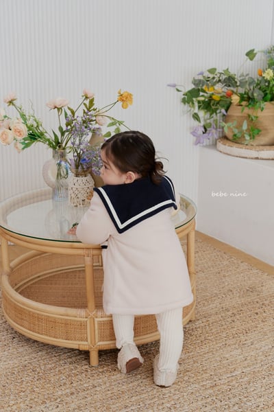 bebe nine30 (65cm-115cm) 1色海軍排釦大衣外套8