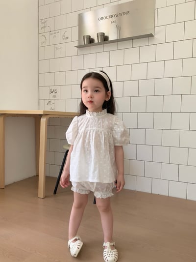 JE40｜(80-120cm) 刺繡小花套裝16