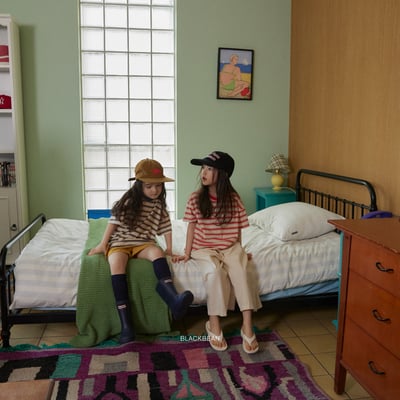 BEAN26｜(65-120cm) 雙色線條紋上衣14