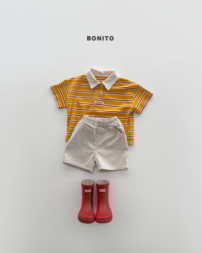 Bonito49｜(75cm-125cm) 5色特製純棉五分褲18