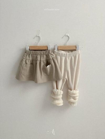 Atomeme27｜(70cm-110cm) 口袋小標短裙8