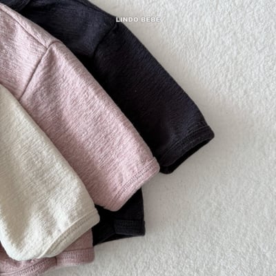 Lindo03｜(3m-18m) 圓領壓紋上衣5