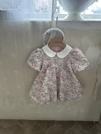 Azalea10｜(85-118cm) 甜美碎花連身裙2