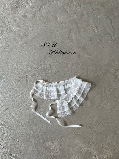 SO.U19｜(Free)  蕾絲花配件腰小裙2