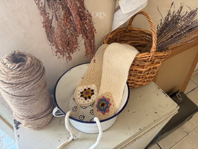 OREN15｜(free) 手工針織護耳髮帶12