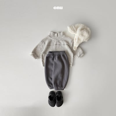 onu 41｜(70cm-115cm) 抓絨中領上衣10