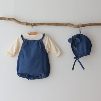 LEMONADE04｜(55cm-85cm) 1色牛仔細肩包屁衣含帽子3