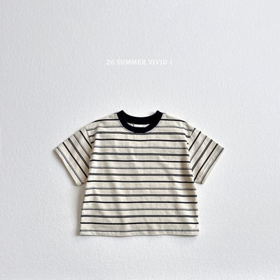 vivid61｜(78cm-125cm) 3款愛心微笑條紋上衣4