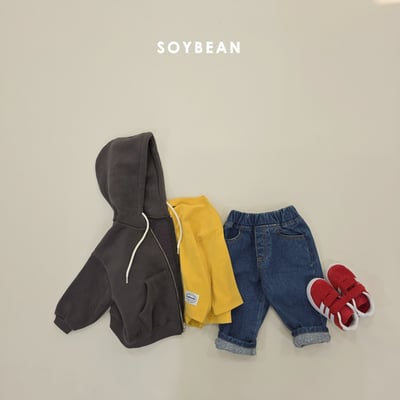 Soybean37｜(75cm-118cm) 刷毛連帽外套18