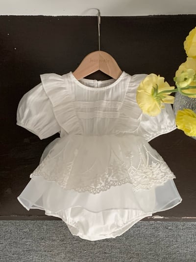 JE37｜(66-90cm) 蕾絲花邊包屁衣7