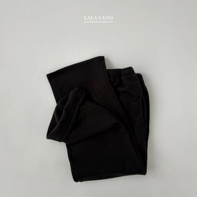 lala land82｜(mom) 2色磨毛刷毛直筒微寬褲3