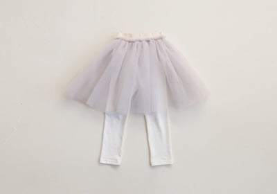 FLO23｜(75-140) 3色薄紗內搭褲裙21