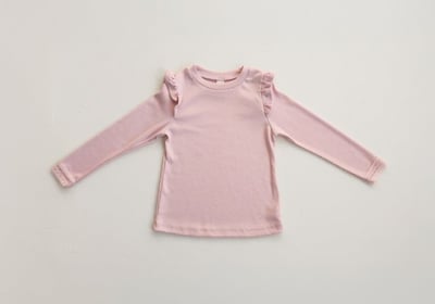 FLO27｜(75-140) 5色荷葉飛袖上衣23