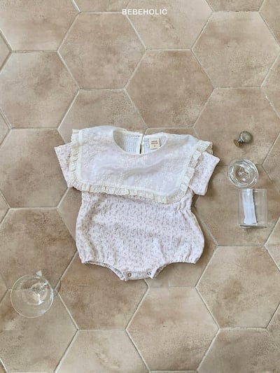 Bebe holic23｜(3m-18m) 翻領碎花連身服7