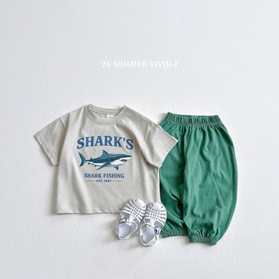 vivid80｜(78cm-125cm) 3款海洋鯊魚短袖上衣21