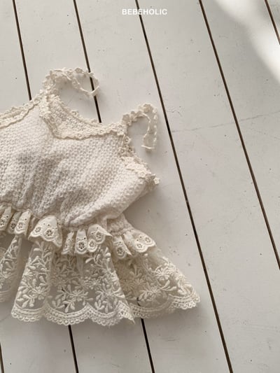 Bebe holic15｜(3m-18m) 針織蕾絲小花背心18