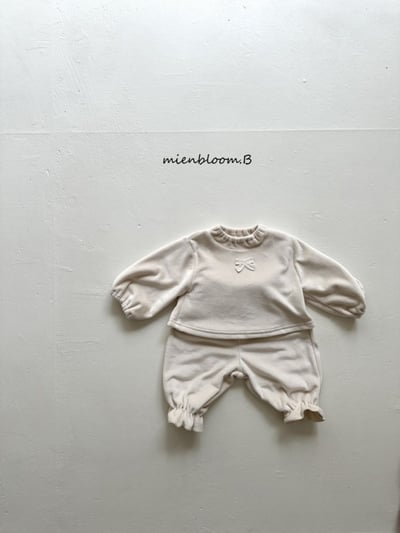 Bloom.b27｜(0m-24m/85cm-125cm) 刷絨蝴蝶緞帶蕾絲上衣9