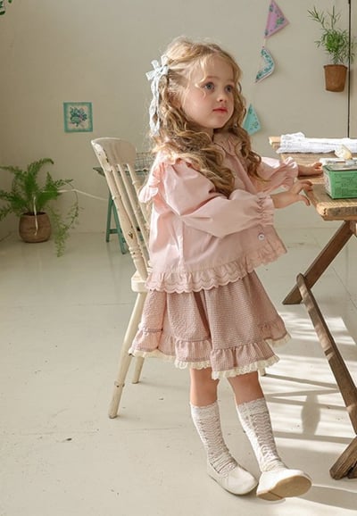 FLO33｜(75-140) 3色蕾絲無根長襪10