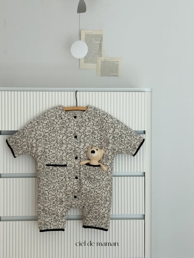 Cieldemaman03｜(6M~15M)  2色小碎花連身服8