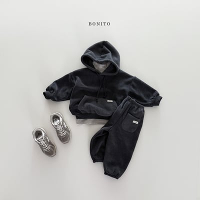 Bonito26｜(75cm-125cm) 休閒連帽上衣束口褲套裝5