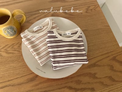 Valubebe29｜(65-90) 條紋上衣10