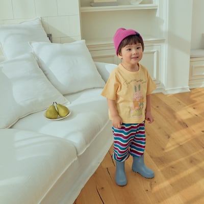 1st blue37｜(~93-118cm) 小兔印花上衣6