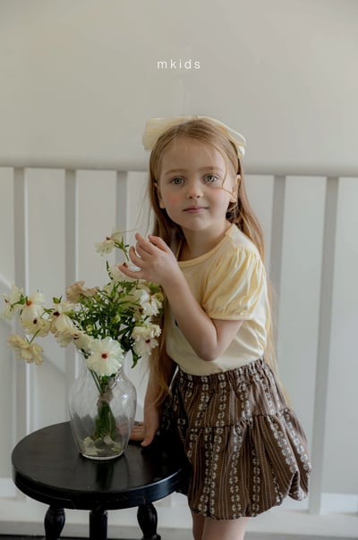 M-KIDS17｜(65-115cm) 印花泡泡短褲9