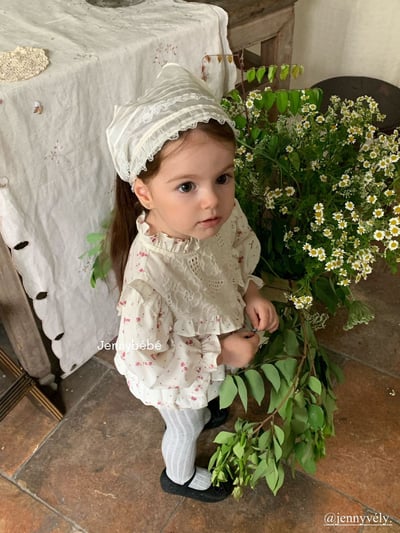 JE556｜(66-90cm) 荷葉邊層次包屁衣16