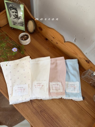Marron15｜(1y-6y) 蕾絲邊內搭緊身褲1
