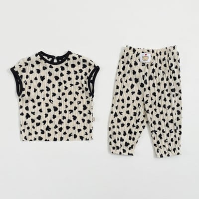 Oottbebe07｜(0m-12m  1y-7y  MOM)  小豹紋親子裝10