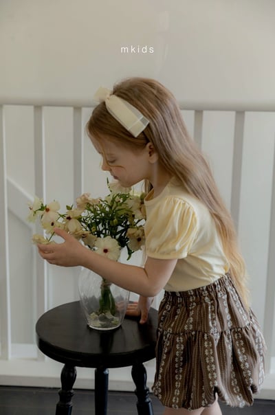 M-KIDS17｜(65-115cm) 印花泡泡短褲10