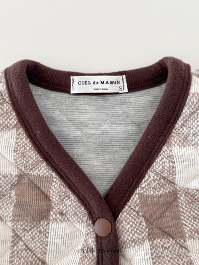 Cieldemaman09｜(6M~24M)  2色格子背心套裝16