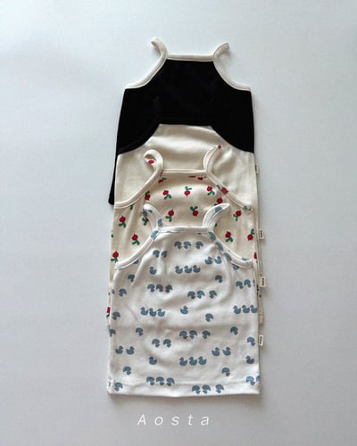 AOSTA49｜(6m-5y) 4款羅紋細肩小可愛4