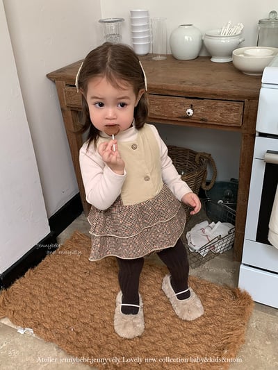 JE 615｜(73-100cm)  蛋糕裙連身包屁衣9