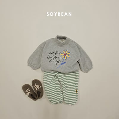 Soybean68｜(75cm-118cm) 條紋縮口褲7