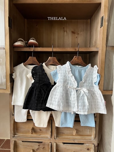 thelala22｜ (70-115) 雕花綁帶背心3