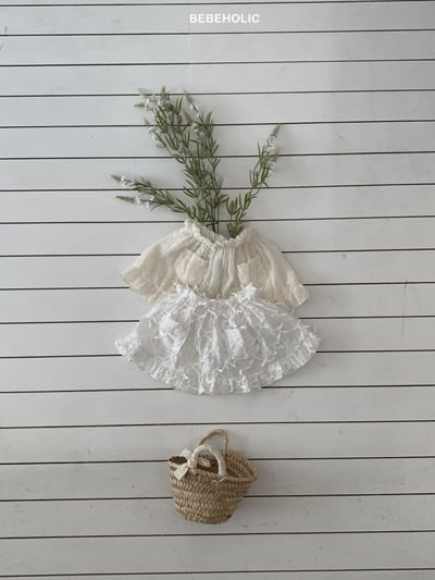 Bebe holic46｜(3m-18m) 法式層次蕾絲裙6