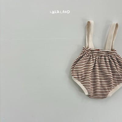 lala land03｜(3m-18m) 2色可拆式吊帶條紋燈籠褲21