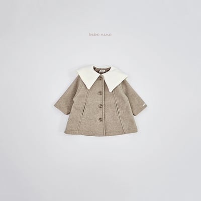 bebe nine47 (65cm-115cm) 2色法式翻領大衣外套8